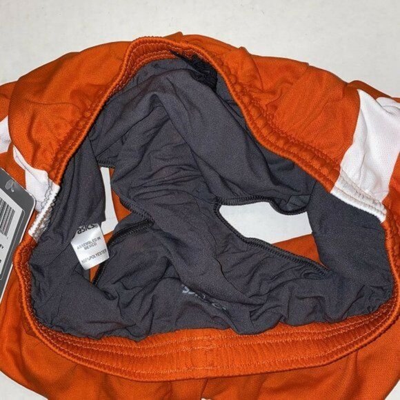 Asics Mens XL Medley Running Shorts‎ Orange White Drawstring Inner Liner NWT - Picture 7 of 9